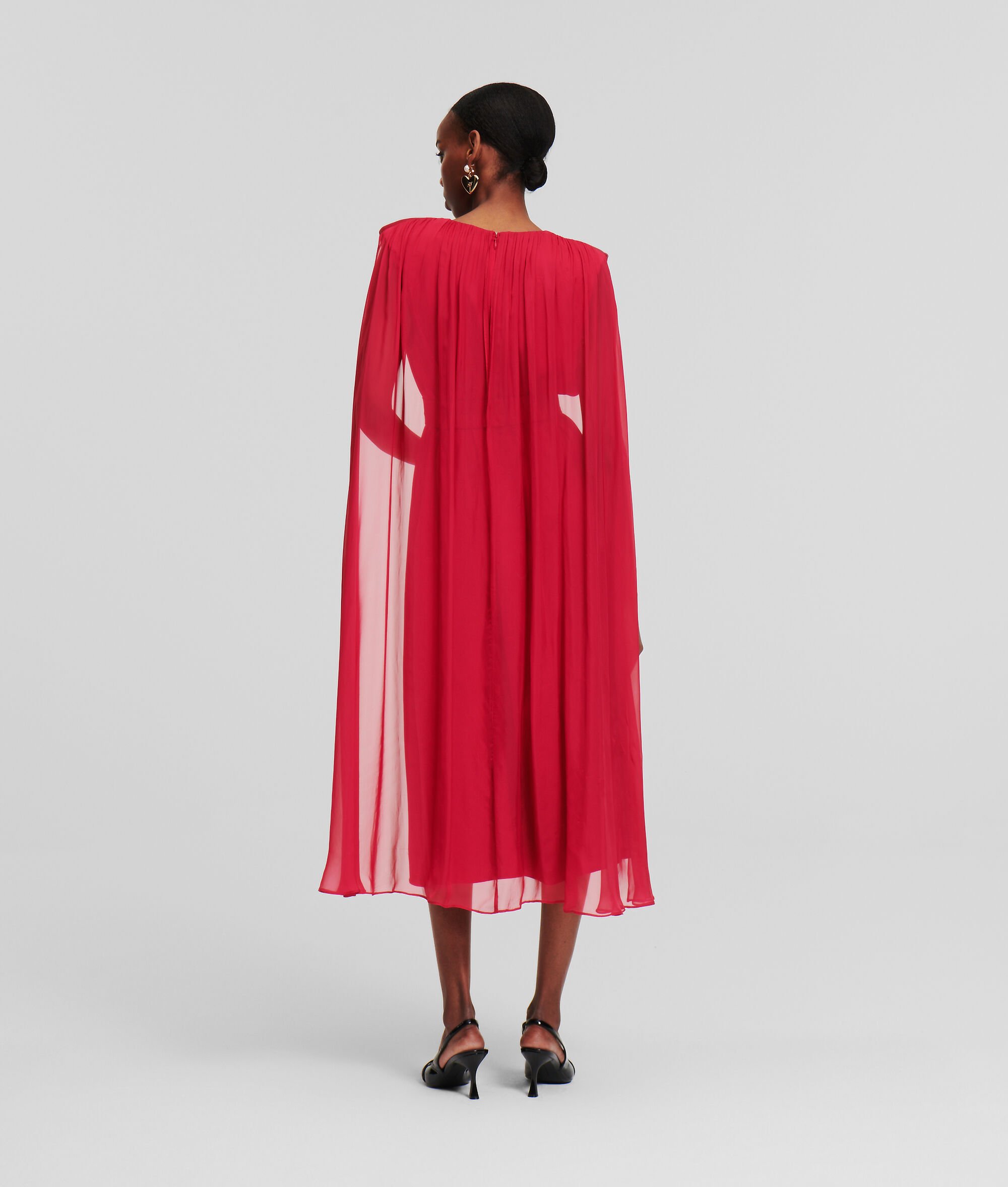 (image for) Trusted CAPE MIDI DRESS